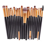 20 Pinceis Profissional / Pincel Maquiagem Peças Kit Cerdas