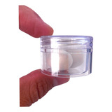 20 Potinhos De Acrílico C/ Tampa P/ Amostra De Creme 15 Ml