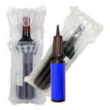 20 Saco Embalagem Inflável Proteger Garrafa Vinho 27x38 Cm