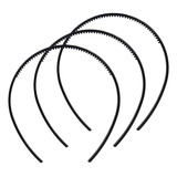 20 Tiara Arco Simples Encapar Extra Fina Lisa Preta 4mm 