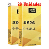 20 Unidades De Mini Preservativos Pequenos