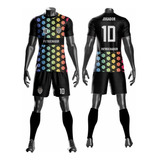 20 Uniforme Futebol Personalizado Camisa Calção E Meião Jogo