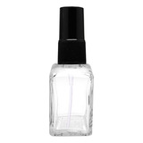 20 Vidros Quadrado Para Perfume 30 Ml Spray Preta
