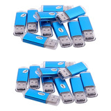 20 X Usb Memory 2.0 Memory Stick Flash Drive 128mb Gift Blue