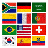 20 Bandeiras De Países Diversos Aleatórios