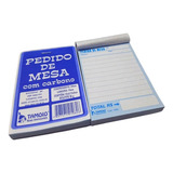 20 Blocos Comanda Pedido De Mesa C Carbono 2 Vias Sidgraph