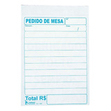 20 Blocos Comanda Pedido De Mesa C Carbono 50x2