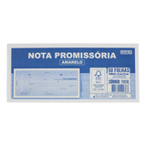 20 Blocos Mini Nota Promissória Amarela Pequena C 50 Folhas