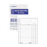 20 Blocos Nota Neutra Multivias 1 Via 50 Folhas Sidgraph