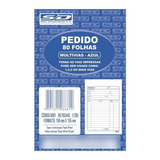 20 Blocos Pedido Multivias Pequeno 1 Via 80 Folhas 10 4x14 3