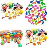 20 Bolha De Sabão 20 Gruda Parede Bichinhos Cresce Na Água Kit Festinha Lembrancinha Aniversário Diversão Infantil