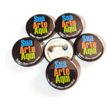 20 Bottons Personalizados 2 5cm Mini Botons Button Broche