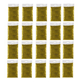 20 Brocal Metalizado Ouro 500g Cor Dourado