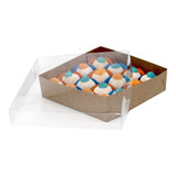 20 Caixas 15x15x4 P 16 Doces Brigadeiro bombom trufa