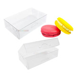 20 Caixas De Acetato Para 2 Doces Macarons Px 42 10x5x2 5 Cm