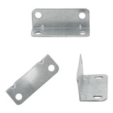 20 Cantoneira 4 Furos 40x14x14mm Zinco Metal Fixação Móveis
