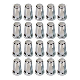 20 Capa Da Porca Belga Cromada Roda Caminhao 32 Mm 33 Mm