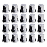 20 Capa De Porca Roda Cromada 24mm Baixa Cubo Caminhão