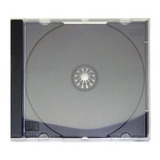 20 Capa Estojo Caixa Acrilica Cd Box Grossa Preto Cx