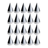 20 Capa Porca Americana Cromada Cubo Roda Caminhão 18mm 19mm