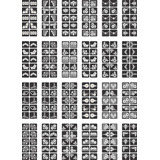 20 Cartelão Adesivos Unha Modelo Branco 3d Revenda Brinde