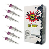 20 Cartuchos Big Wasp Máquina Tattoo Pen Magnum Roumd Mr