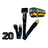 20 Cinto Segurança 2 Pontos Banco Passageiro Ônibus Escolar