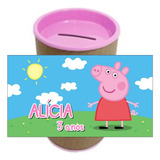 20 Cofrinhos Personalizados Peppa Pig E George Pig