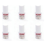 20 Cola Unha Tips Gel Acrigel Fibra Porcelana Honey Girl