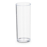 20 Copos Acrílico Long Drink 330ml Transparente