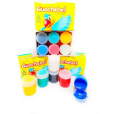 20 Cx Tinta Guache 6 Cores P Kit Festa Lembrancinha Brinde