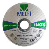 20 Disco Corte Fino Inox 115mm Melfi 4 1 2 X 1 0 Mm