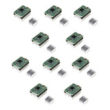 20 Driver Motor De Passo A4988 Com Dissipador 8 35v 2a