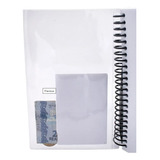 20 Envelope Canguru Transparente Cristal 15x21 P Agenda