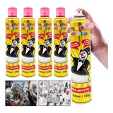 20 Espumas Carnaval 400ml 240g Neve Artificial Diversão