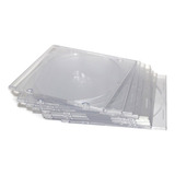 20 Estojos Capa Caixa Cd Dvd Box Acrílico Transparente