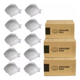 20 Finger Food Mini Peixinho Porcelana Primeira Linha