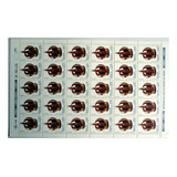 20 Folhas Dif Selos Comemorativos Sem Carimbo Ano 1990 Lt04