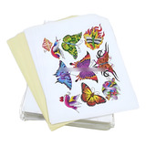 20 Folhas Papel Decalque Water Slide Jato De Tinta A4 Gomado