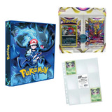 20 Folhas Plástica P Pasta Fichário Álbum Pokemon 9 Bolsos
