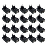 20 Fonte Poe Lan Compacta 12v 1a Conector Rj45 8p8c