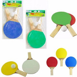 20 Kits Com 2 Raquetes E 1 Bolinha Ping Pong Brinquedo Festa