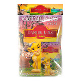 20 Kits Lembrancinha Livro De Colorir Giz Personalizado