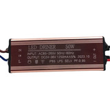 20 Led Driver Bivolt Reator Para Chip 50w Reposição Refletor