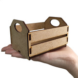 20 Lembrancinha Mini Caixote Caixotinho Mdf Cru Decoração