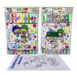 20 Livrinhos De Colorir Pintar Lápis De Cor Lembrancinhas Personalizadas Casamento Aniversário Dia Das Crianças Natal Escolas Consultório Festa Junina