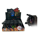 20 Maçarico Firestar 2 Chamas Recarregável Gás Butano