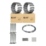 20 Metros Concertina Cerca 45 Cm Kit Completo Instalação