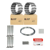 20 Metros Concertina Cerca 45cm Kit Completo Cod 183