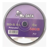 20 Mídias Maxprint Blu ray 50gb 6x Printable Lacrado Bd r
